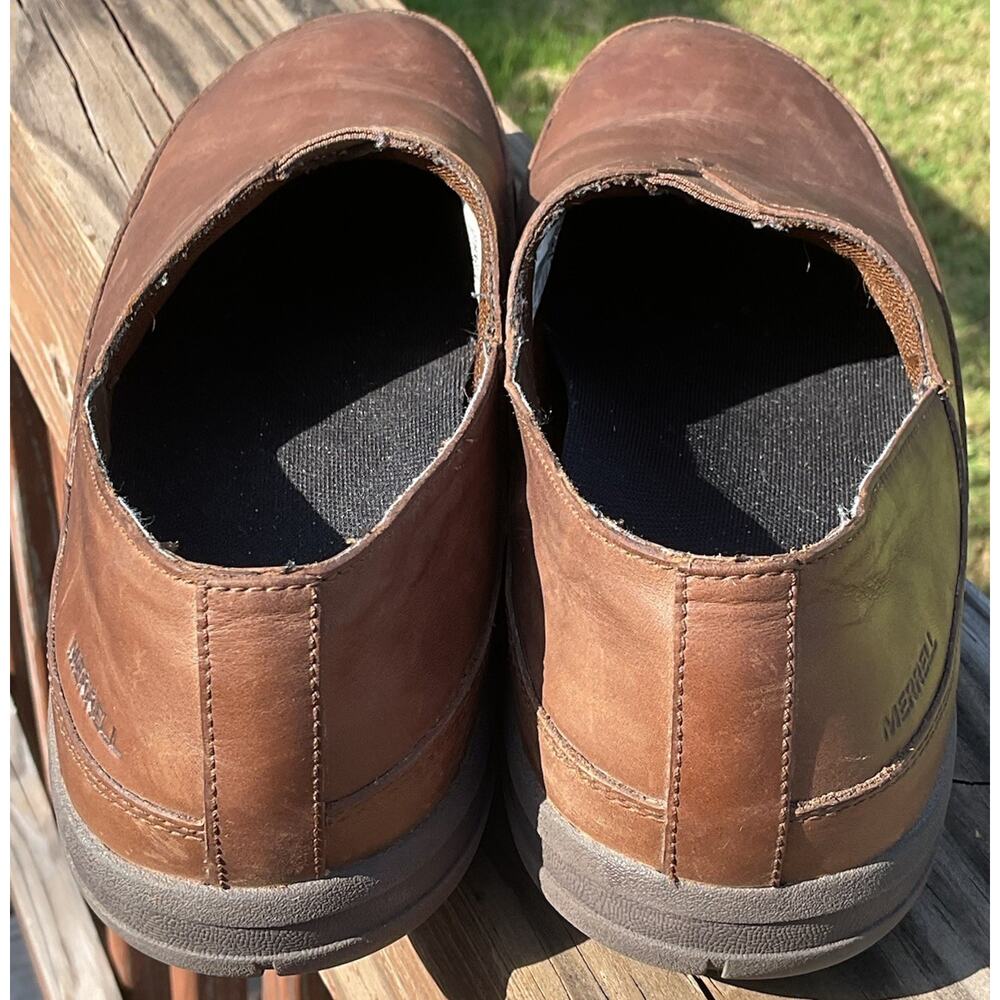 Merrell Womens Casual Comfort Slip-On Loafer Shoes Brown Size 11 - Picture 3 of 7